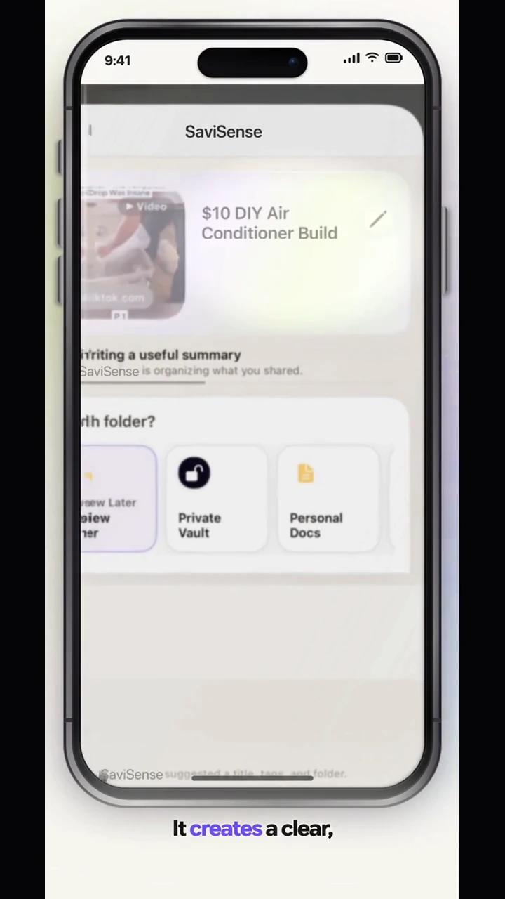 Preview of the SaviSense product tour